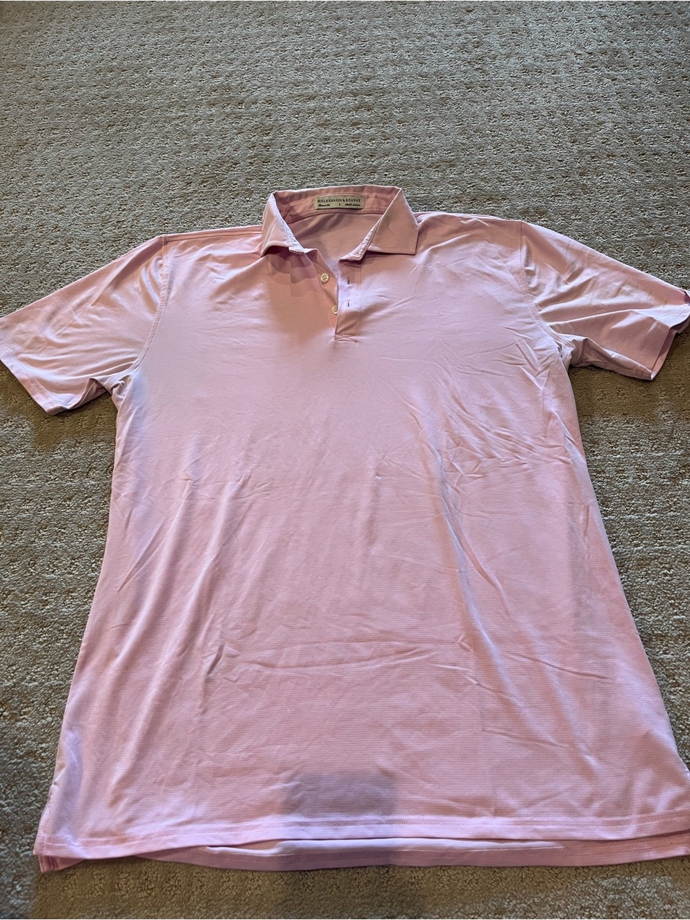 Holderness & Bourne Pink Polo Shirt